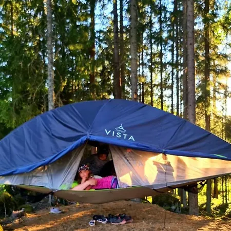 Saunamaailman Tentsile Puumajoitus, Laavu & Pahkasauna