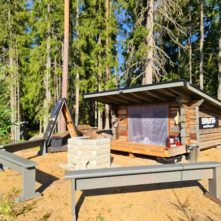 Saunamaailman Tentsile Puumajoitus, Laavu & Pahkasauna