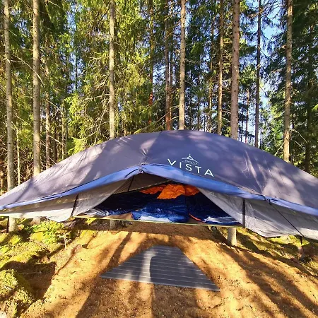 Saunamaailman Tentsile Puumajoitus, Laavu & Pahkasauna Sastamala