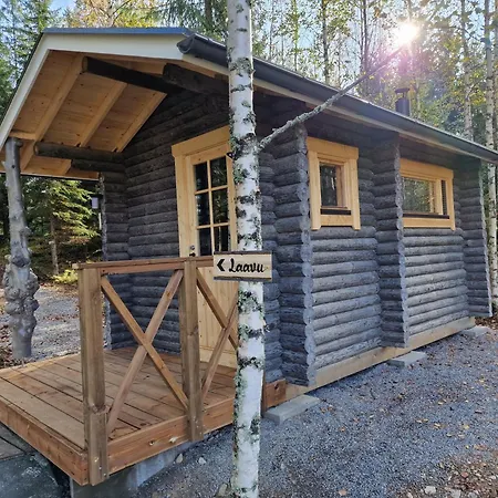 Saunamaailman Tentsile Puumajoitus, Laavu & Pahkasauna Lyxtält